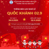 Thông báo Lịch nghỉ Lế Quốc Khánh 2-9